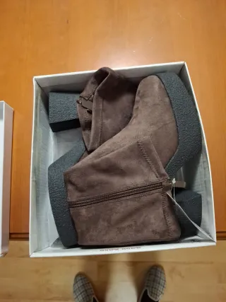 Botas media caña con plataforma