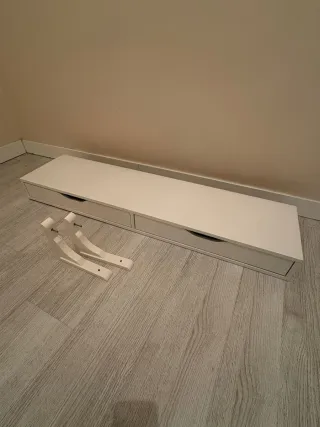 Mueble recibidor Alex Ikea blanco