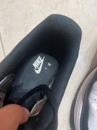 Scarpe Nike Air Force 1 nere e bianche tg 44