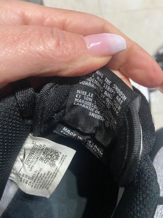 Scarpe Nike Air Force 1 nere e bianche tg 44