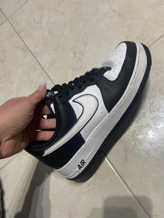 Scarpe Nike Air Force 1 nere e bianche tg 44