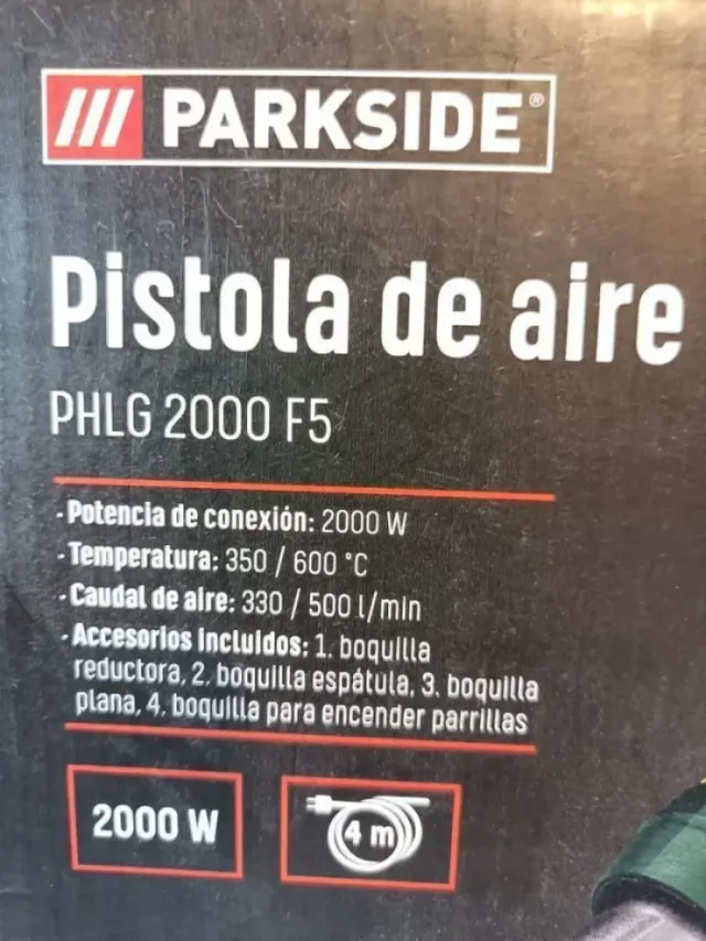 Soplador PARKSIDE Aire Caliente