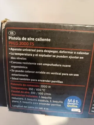 Soplador PARKSIDE Aire Caliente