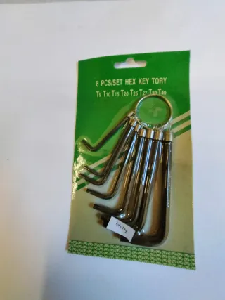 Juego 8 Llaves Hexagonales Torx T9-T40