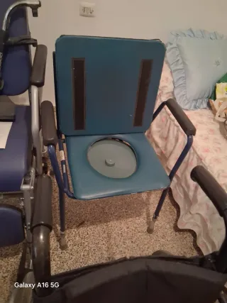 Pack cuidado ancianos con silla ruedas, silla wc,