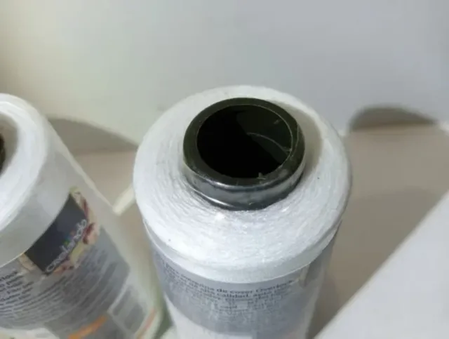 4 Bobine Macchina da Cucire Bianche