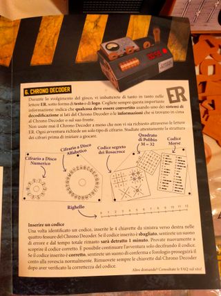 Escape Room Il Gioco in italiano + Chrono Decoder