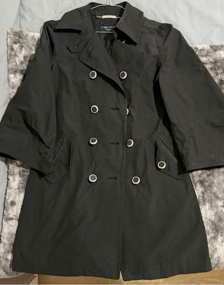 Gabardina Cortefiel Talla Única Negra