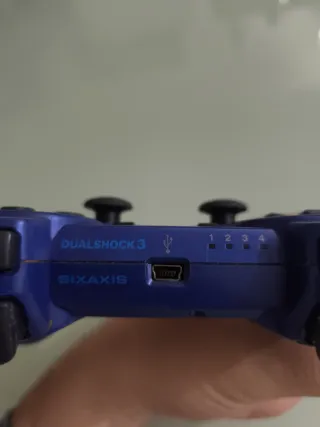 Mando Sixasis DualShock 3 PS3 Sony Azul