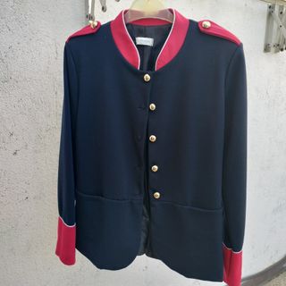 Chaqueta de mujer Bomaca Azul Marino con Rojo