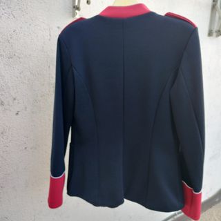 Chaqueta de mujer Bomaca Azul Marino con Rojo