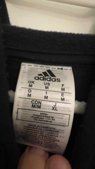 Sudadera Adidas Negra y Roja