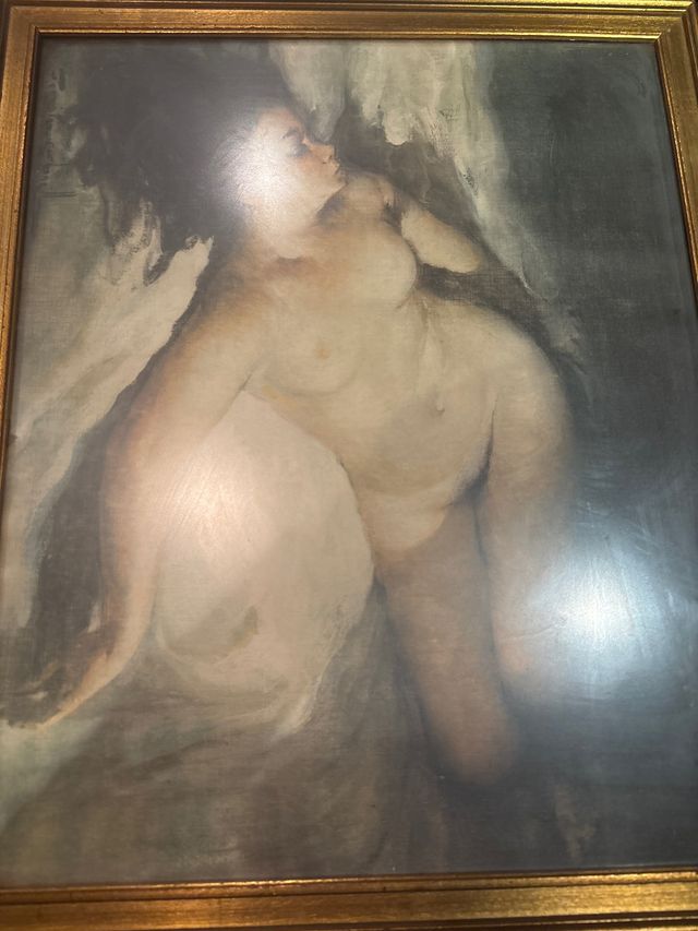 Cuadro abstracto figura femenina