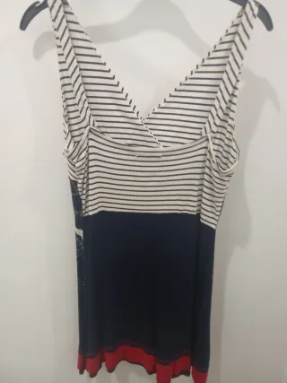 Vestido estampado mujer