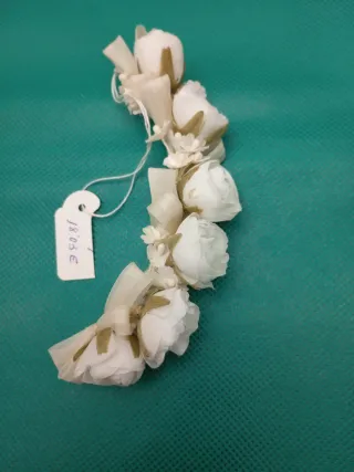 Tocado de flores de tela (Mod 11)