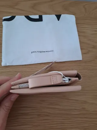 Cartera piel Adolfo Domínguez