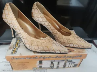 Zapatos de ocasión D'espinosa Beige/Oro