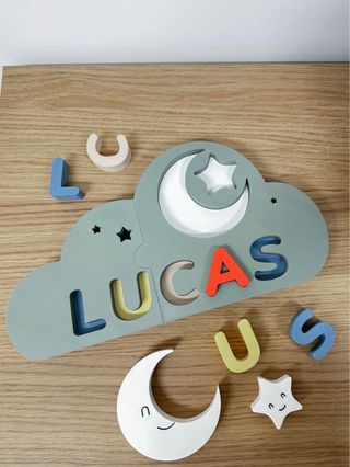 Puzzle Nube nombre PERSONALIZADO