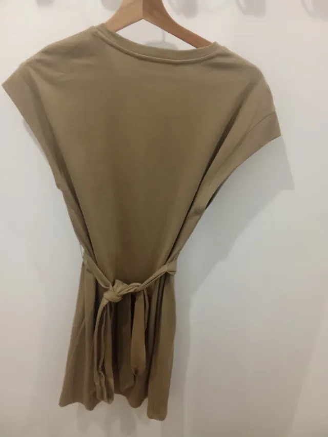 Vestido Mango verde oliva talla M