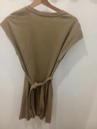 Vestido Mango verde oliva talla M