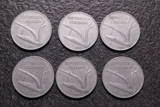 10 Lire Spighe di Grano dal '51 al '56 Italia