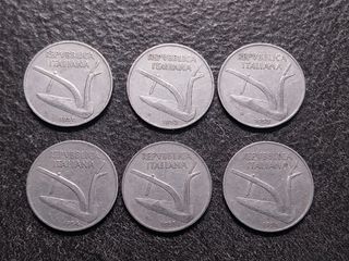 10 Lire Spighe di Grano dal '51 al '56 Italia