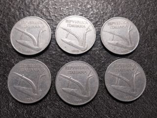 10 Lire Spighe di Grano dal '51 al '56 Italia