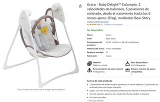 Columpio Bebé Graco Baby Delight