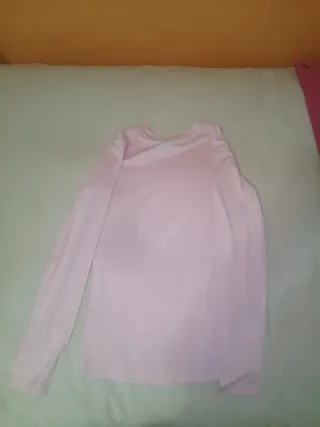 Camiseta TENH manga larga rosa