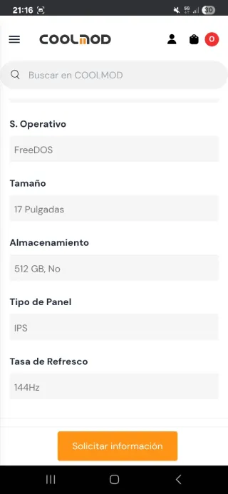Portátil Gaming MSI p 17 B12UDXK i7 Negociable