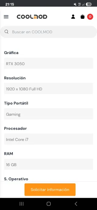 Portátil Gaming MSI p 17 B12UDXK i7 Negociable