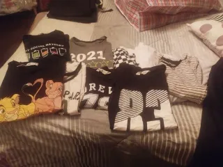 Lote camisetas manga corta y larga