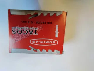 Caja 100 tacos de 8 mm