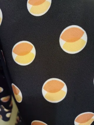 Vestido largo lunares