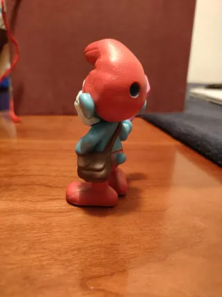 Figura Papa Pitufo Barrufet 7 cm alto