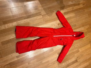 Mono de esquí infantil rojo