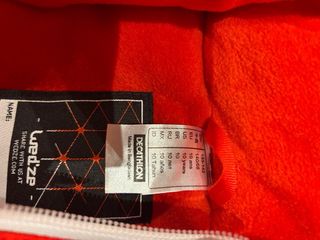 Mono de esquí infantil rojo