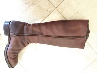 Botas de equitación de cuero marrón