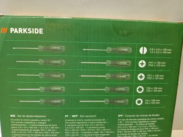 Set 10 cacciaviti PARKSIDE