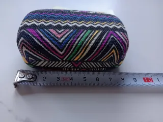 Cajita portalentes de contacto diseño étnico