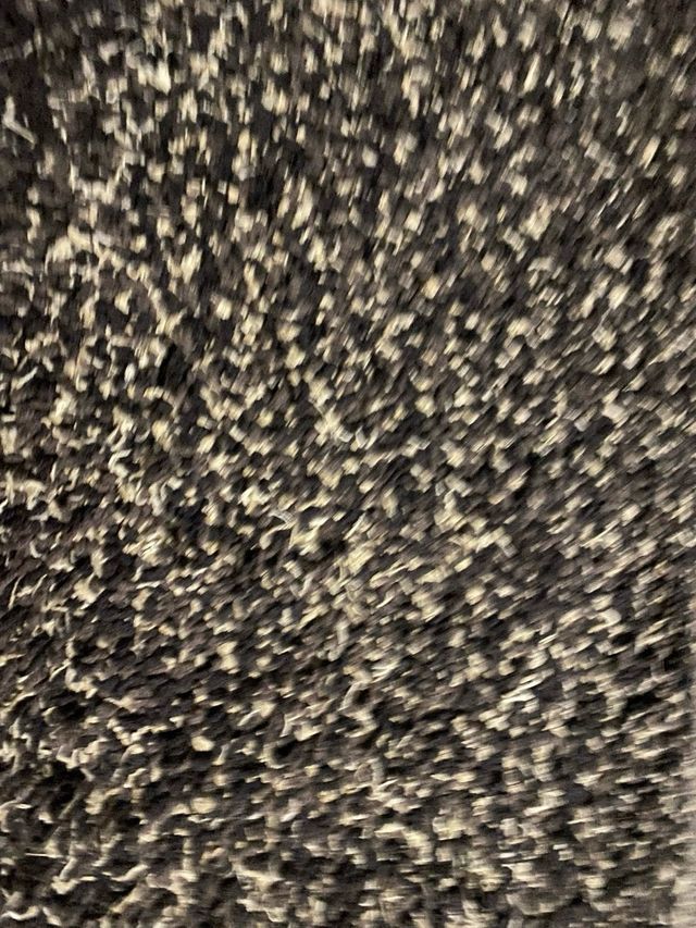 Tapete redondo cinza