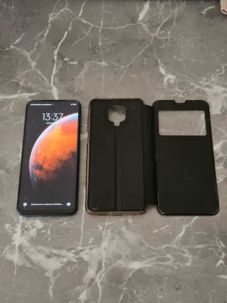 Xiaomi Redmi Note 9 Pro 128 GB con custodia