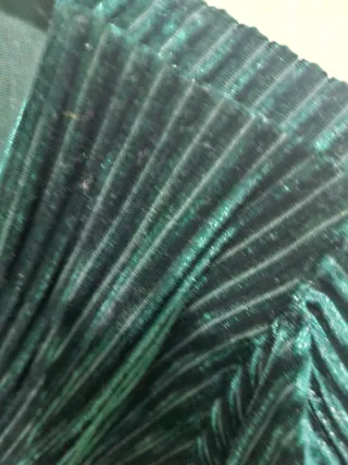 Vestido terciopelo verde