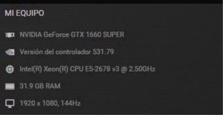 PC Gaming Nfortec 32 GB RAM