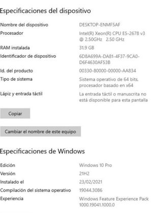 PC Gaming Nfortec 32 GB RAM