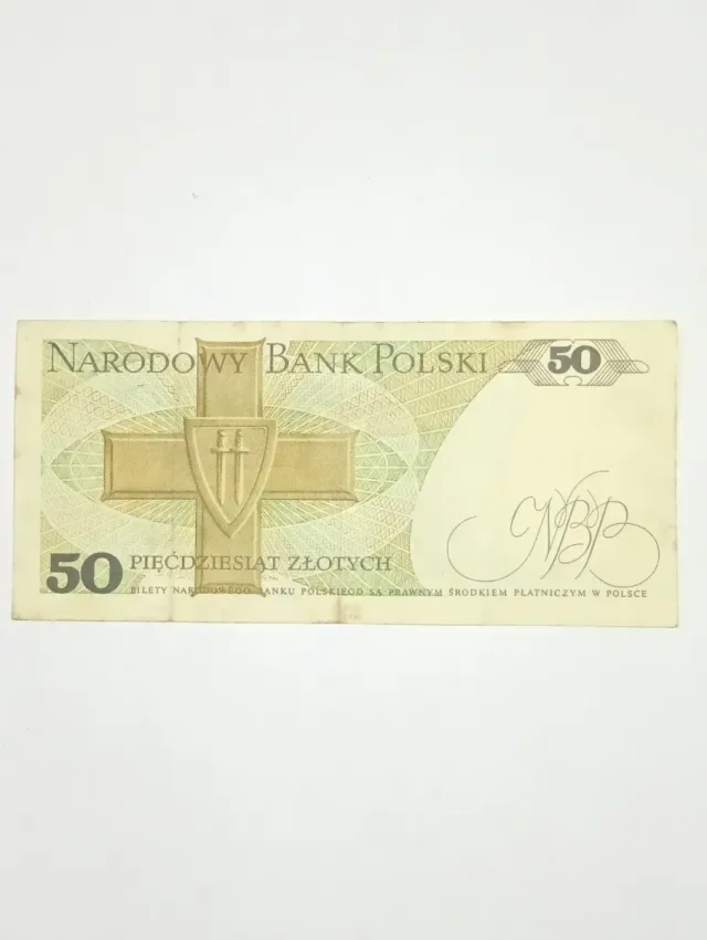 Billete 50 Zlotych Polonia 1988 Karol Swierczewski