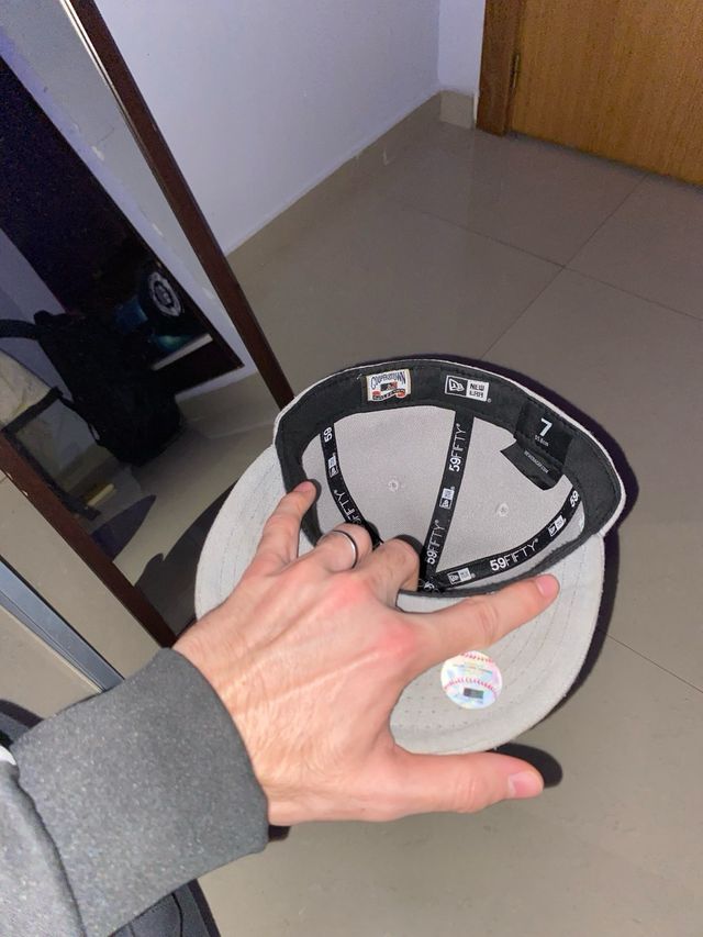 Gorra New Era LA Gris Talla 7