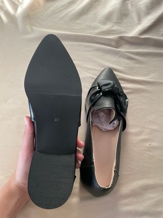 Mocasines negros talla 40
