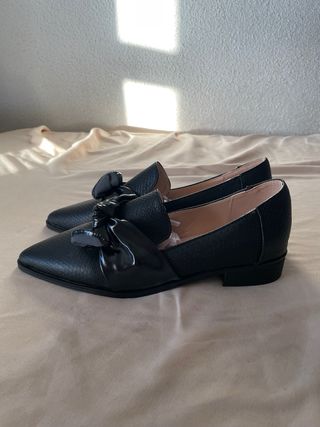 Mocasines negros talla 40