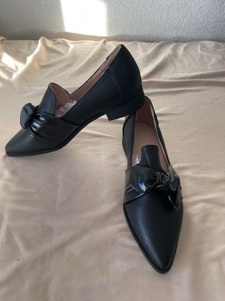 Mocasines negros talla 40